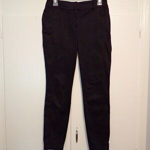LOFT Tapered Black Ankle Pants